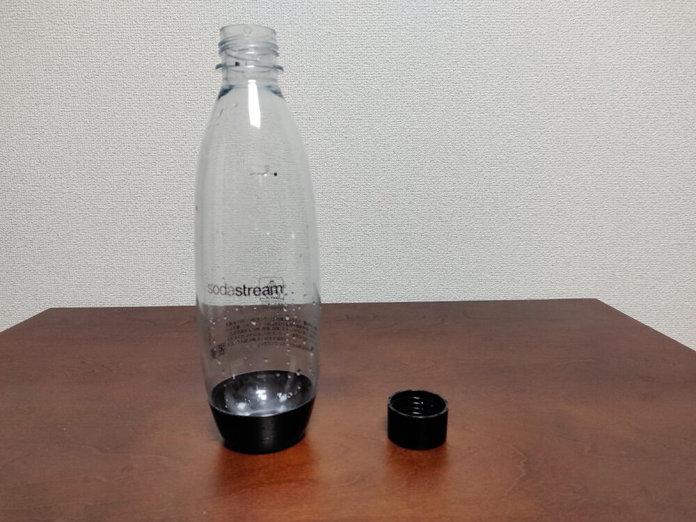 ソーダストリームのボトルはプラスチック製