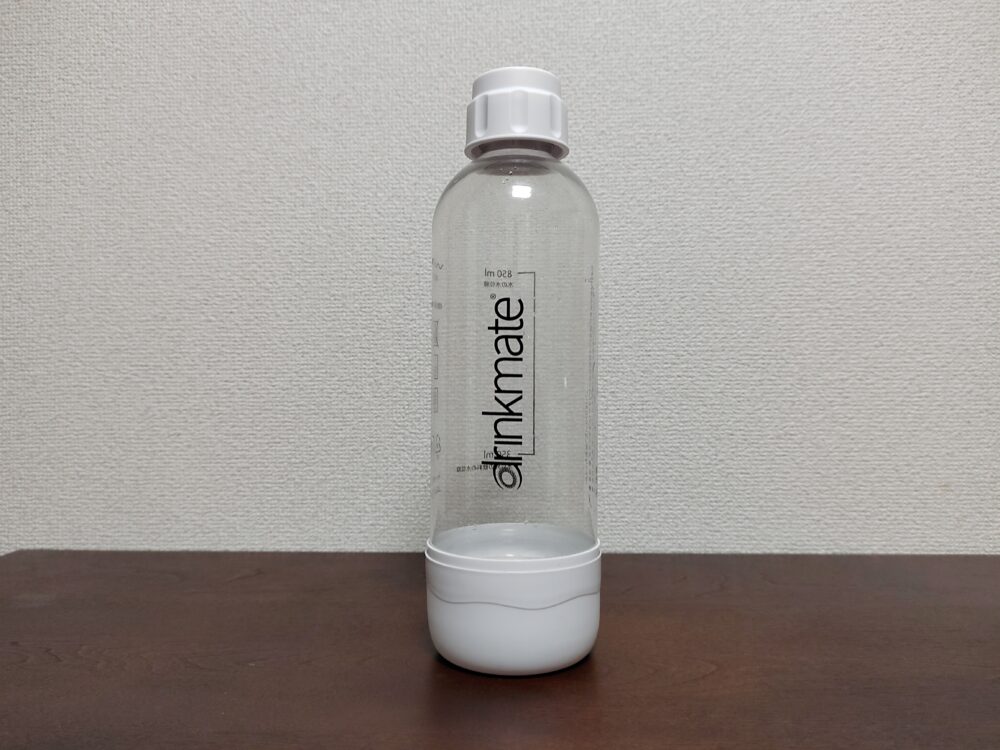 ドリンクメイトのプラスチック製専用ボトル