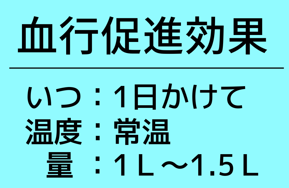 血行促進効果